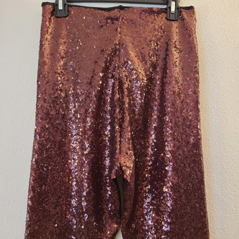 Commando Sequin Wine Leggings NWT - Picture 5 of 9